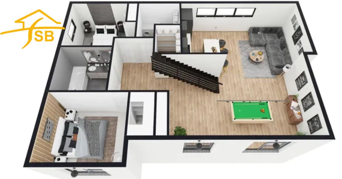 2 Kanal House Design with Basement