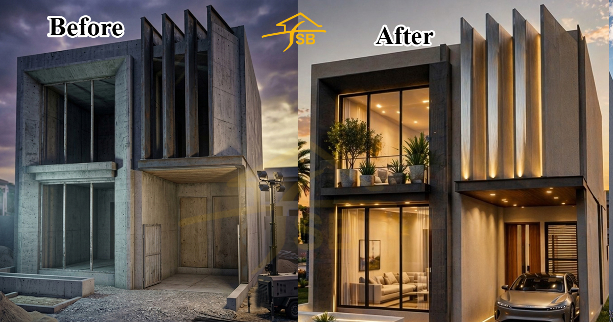 8 Marla House Design 3d In Pakistan By Syed Brothers